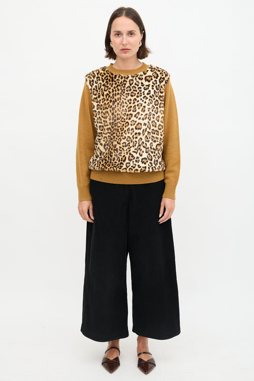 Dries Van Noten Fuzzy Printed Sweater