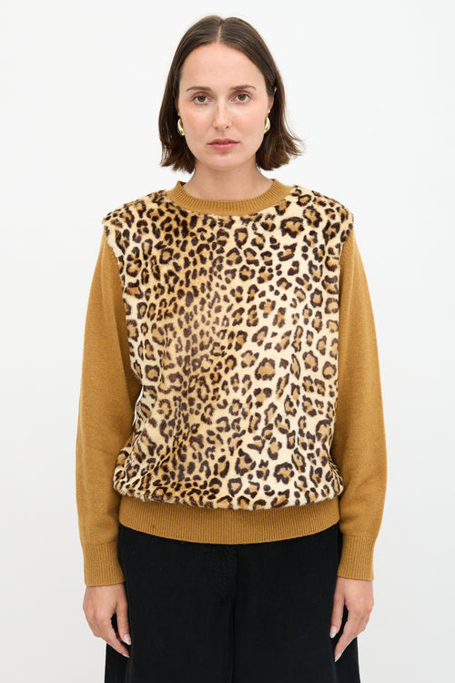 Dries Van Noten Fuzzy Printed Sweater
