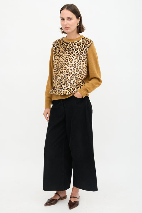Dries Van Noten Fuzzy Printed Sweater