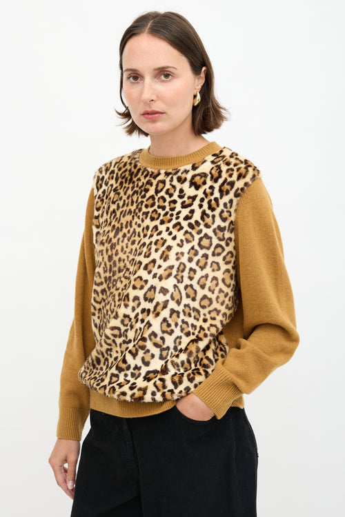 Dries Van Noten Fuzzy Printed Sweater