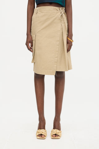 Dries Van Noten Cargo Wrap Skirt