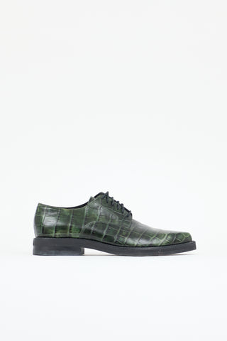 Dries Van Noten Embossed Leather Derby