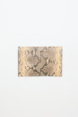 Dries Van Noten Embossed Leather Printed Clutch