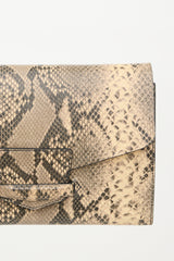 Dries Van Noten Embossed Leather Printed Clutch