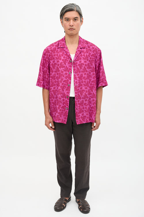 Dries Van Noten Floral Printed Shirt