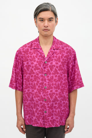 Dries Van Noten Floral Printed Shirt