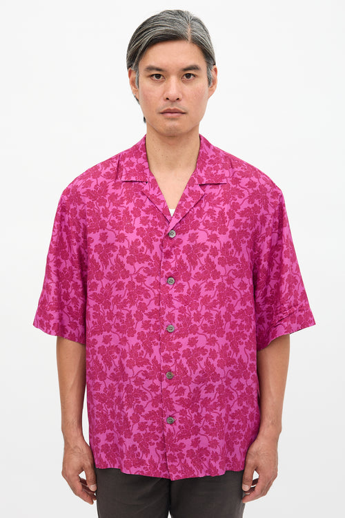 Dries Van Noten Floral Printed Shirt