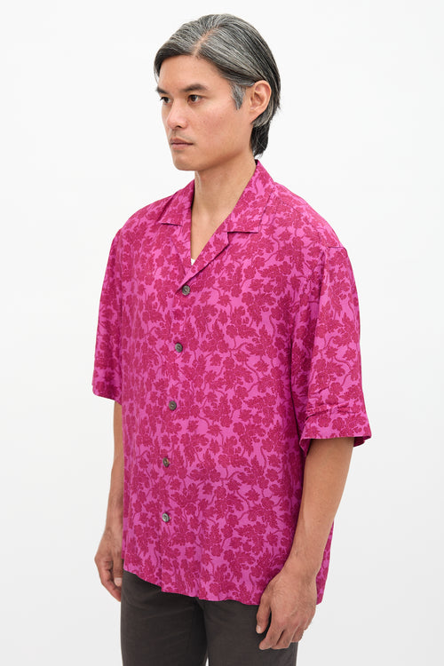 Dries Van Noten Floral Printed Shirt