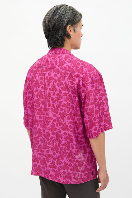 Dries Van Noten Floral Printed Shirt