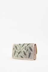 Dries Van Noten Silver & Gold Leaf Brocade Clutch