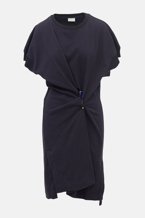 Dries Van Noten Halka Embellished Sweatshirt Dress