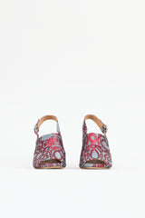 Dries Van Noten Jacquard Slingback Sandal