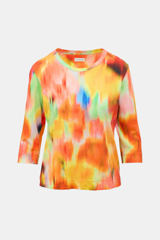 Dries Van Noten Jersey Printed Top