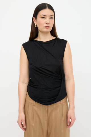 Dries Van Noten Knit Draped Top