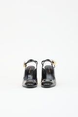 Dries Van Noten Leather Curved Heel Pump