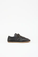Dries Van Noten Leather Lace Up Sneaker