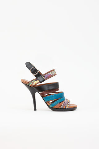 Dries Van Noten Leather Multi Strap Sandal