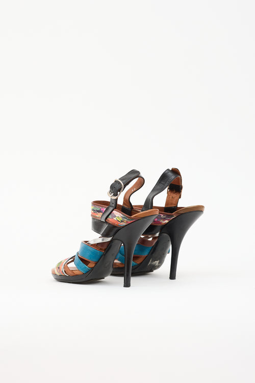 Dries Van Noten Leather Multi Strap Sandal