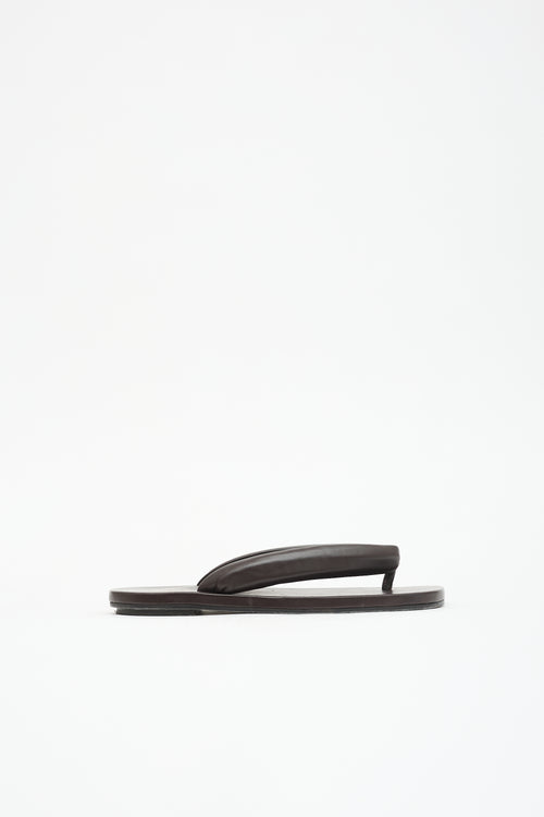 Dries Van Noten Leather Thong Strap Sandal