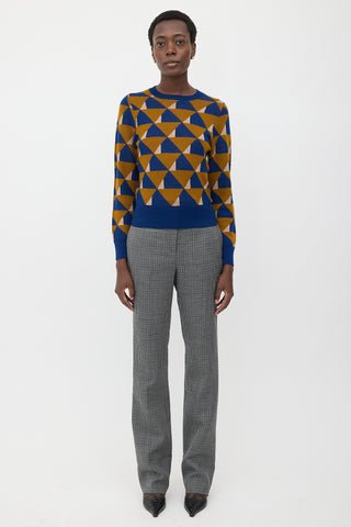 Dries Van Noten Merino Wool & Metallic Sweater