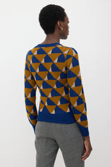Dries Van Noten Merino Wool & Metallic Sweater