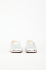 Dries Van Noten Metallic Leather Mule