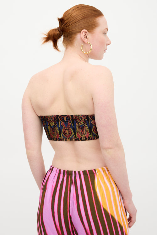 Dries Van Noten Multicolour Corset Top