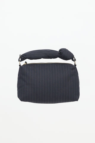 Dries Van Noten Padded Pinstripe Bag