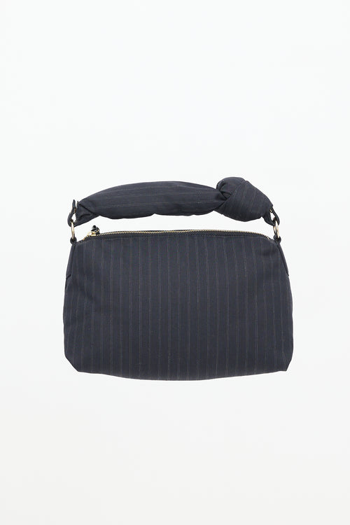 Dries Van Noten Padded Pinstripe Bag