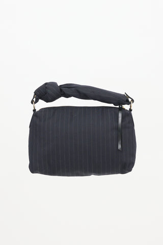 Dries Van Noten Padded Pinstripe Bag