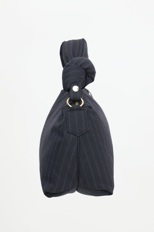 Dries Van Noten Padded Pinstripe Bag