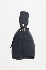 Dries Van Noten Padded Pinstripe Bag
