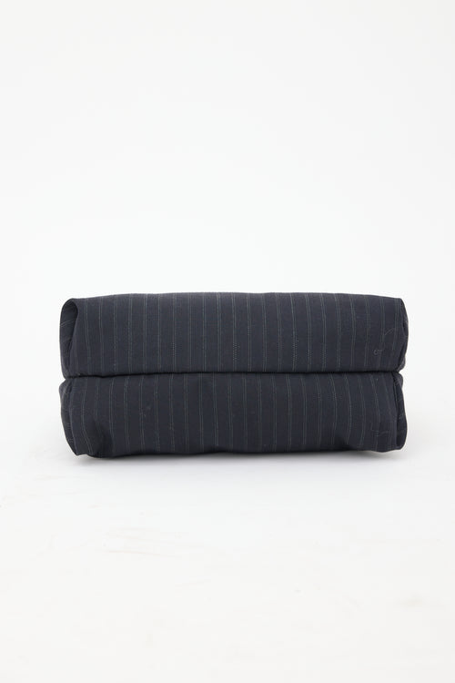 Dries Van Noten Padded Pinstripe Bag