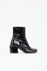 Dries Van Noten Patent Ankle Boot
