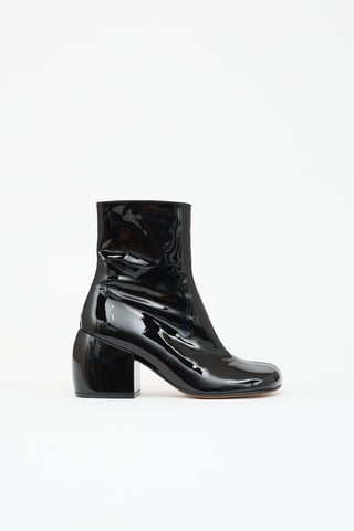 Dries Van Noten Patent Ankle Boot