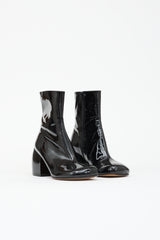 Dries Van Noten Patent Ankle Boot