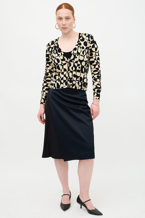 Dries Van Noten Geometric Knit Cardigan