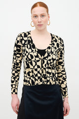 Dries Van Noten Geometric Knit Cardigan