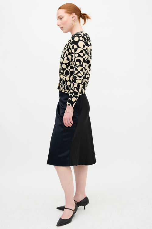Dries Van Noten Geometric Knit Cardigan