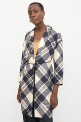 Dries Van Noten Plaid Duster Coat