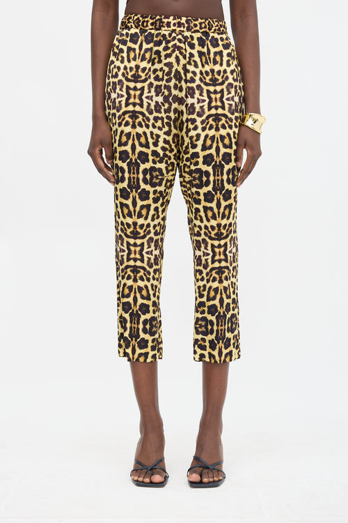Dries Van Noten Printed Tapered Trousers