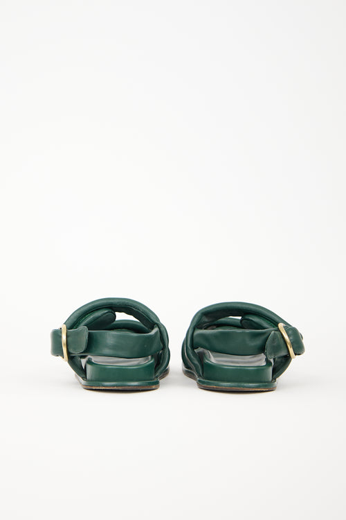 Dries Van Noten Puffy Leather Sandal