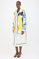 Dries Van Noten SS 2019 Silk Blend Printed Coat