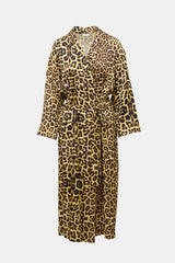 Dries Van Noten Satin Printed Robe