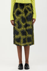 Dries Van Noten Sequin Patterned Skirt