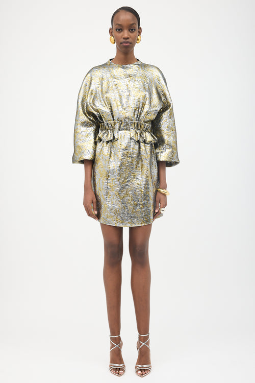 Dries Van Noten Silk Brocade Dasoni Dress