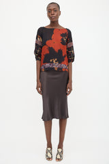 Dries Van Noten Silk Printed Blouse