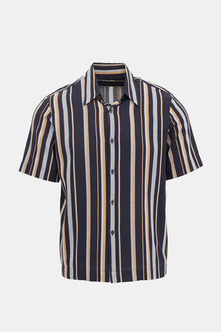 Dries Van Noten Striped Short Sleeve Shirt