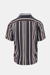 Dries Van Noten Striped Short Sleeve Shirt