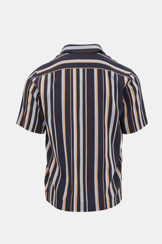 Dries Van Noten Striped Short Sleeve Shirt